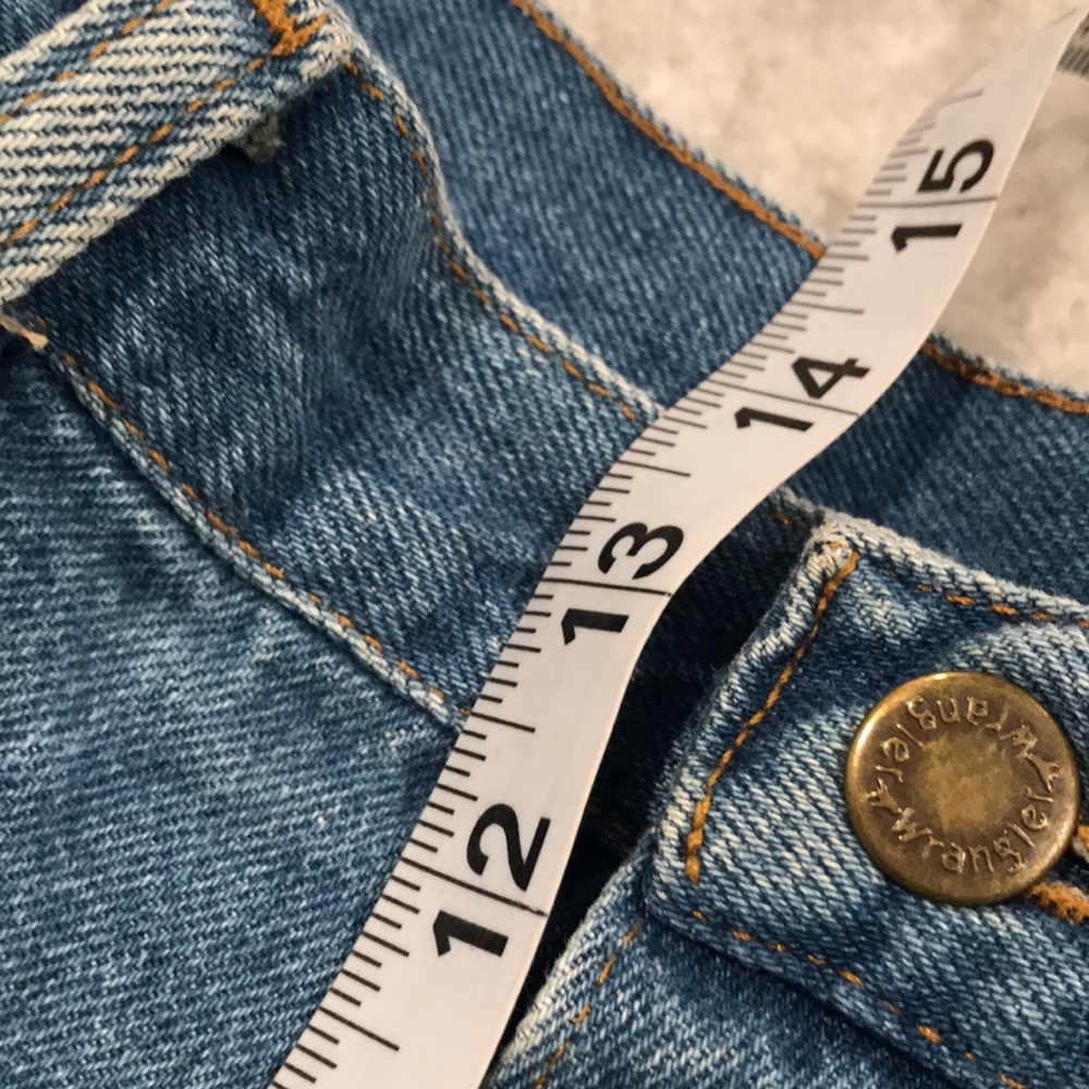 Vintage Wrangler Jeans Womens 14 High Rise Bareback Western Yoke Rock & Roll 80s - Picture 6 of 9